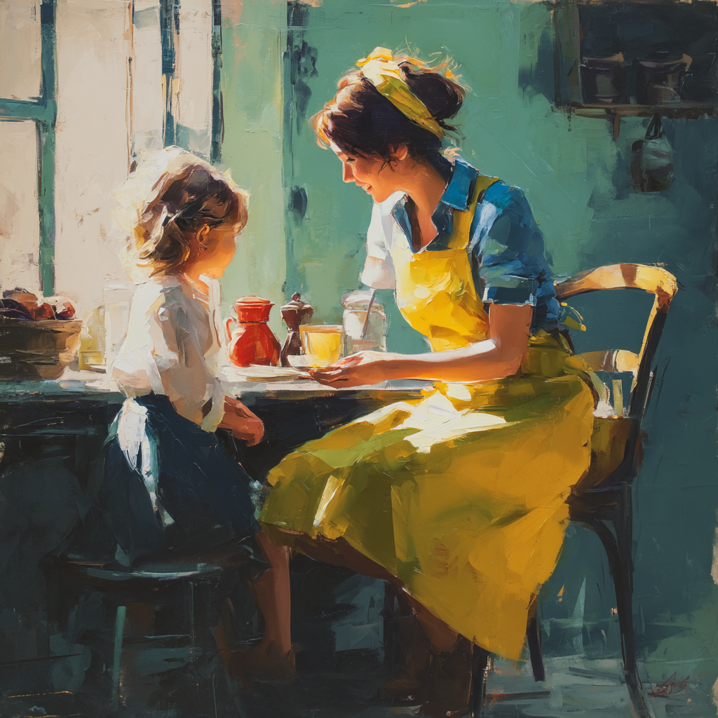 Tender Morning Light Painting Number Kit