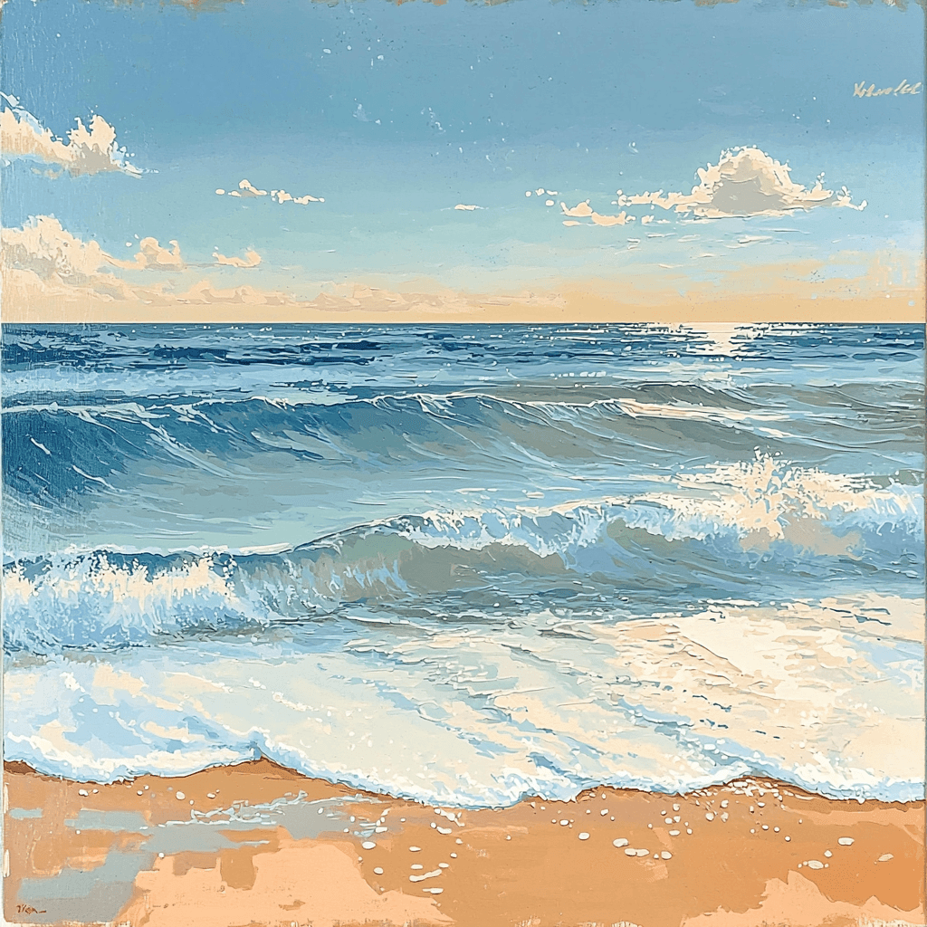 Winslow Homer Inspired Ocean Harmony Paint By Numbers