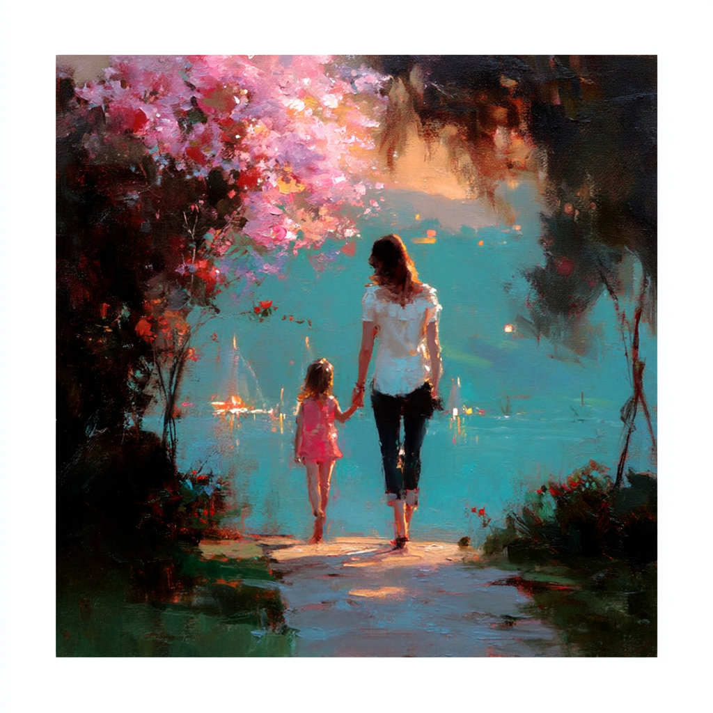 Mother's Garden Of Serenity Paint By Numbers