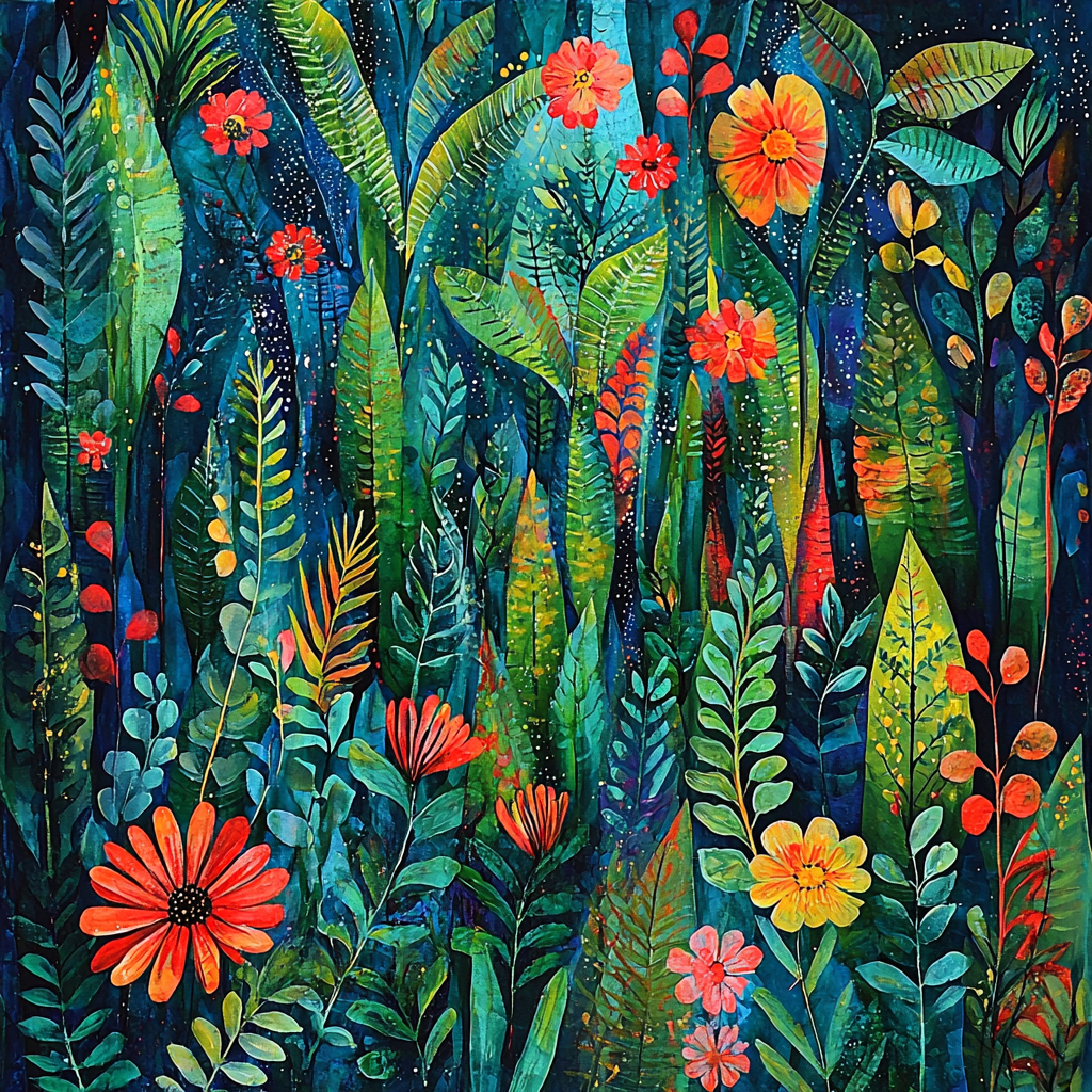 Frida Kahlo Inspired Tales Of The Mystical Jungle Painting By Numbers Kit