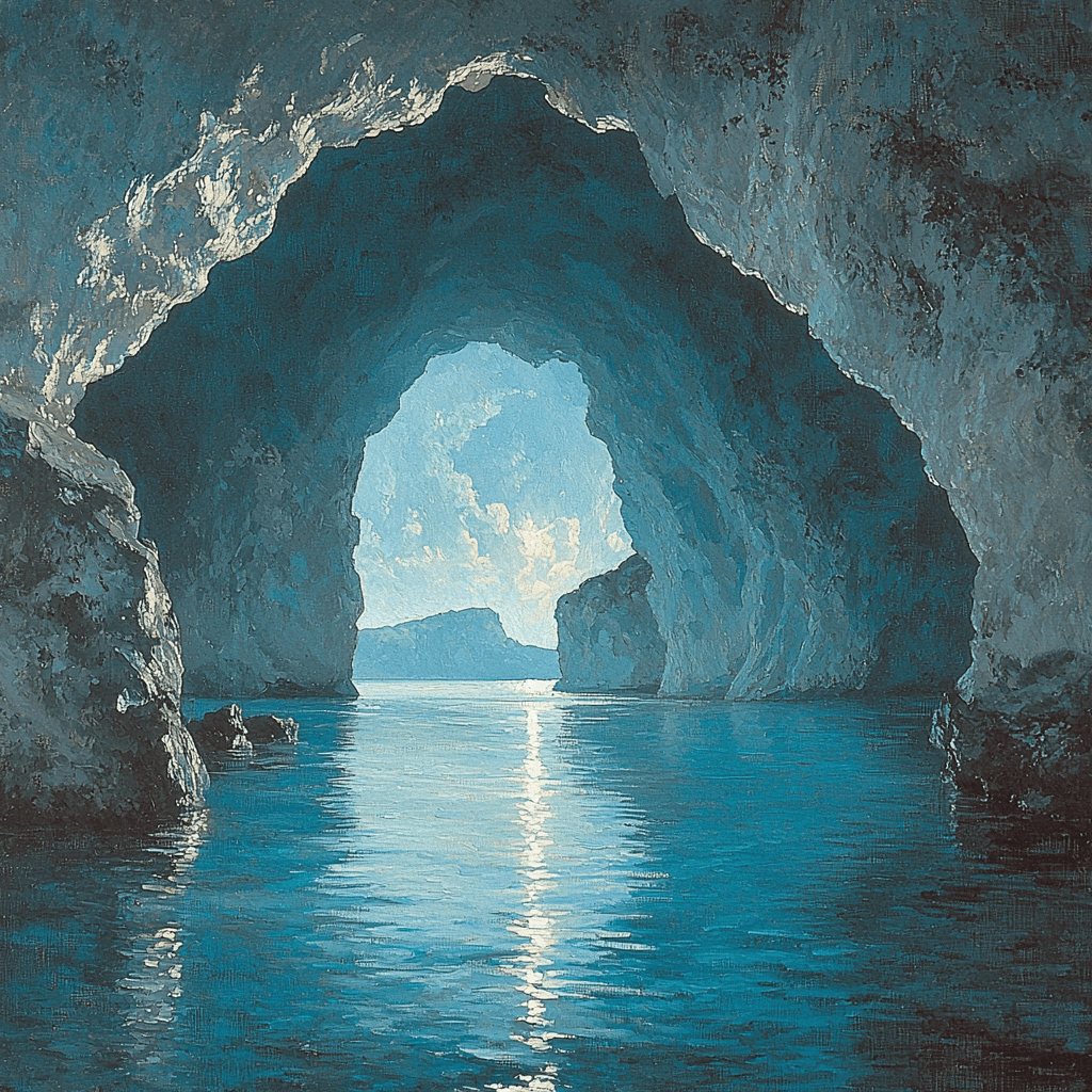 Caspar David Friedrich Inspired Whispering Ocean Caves Paint By Numbers