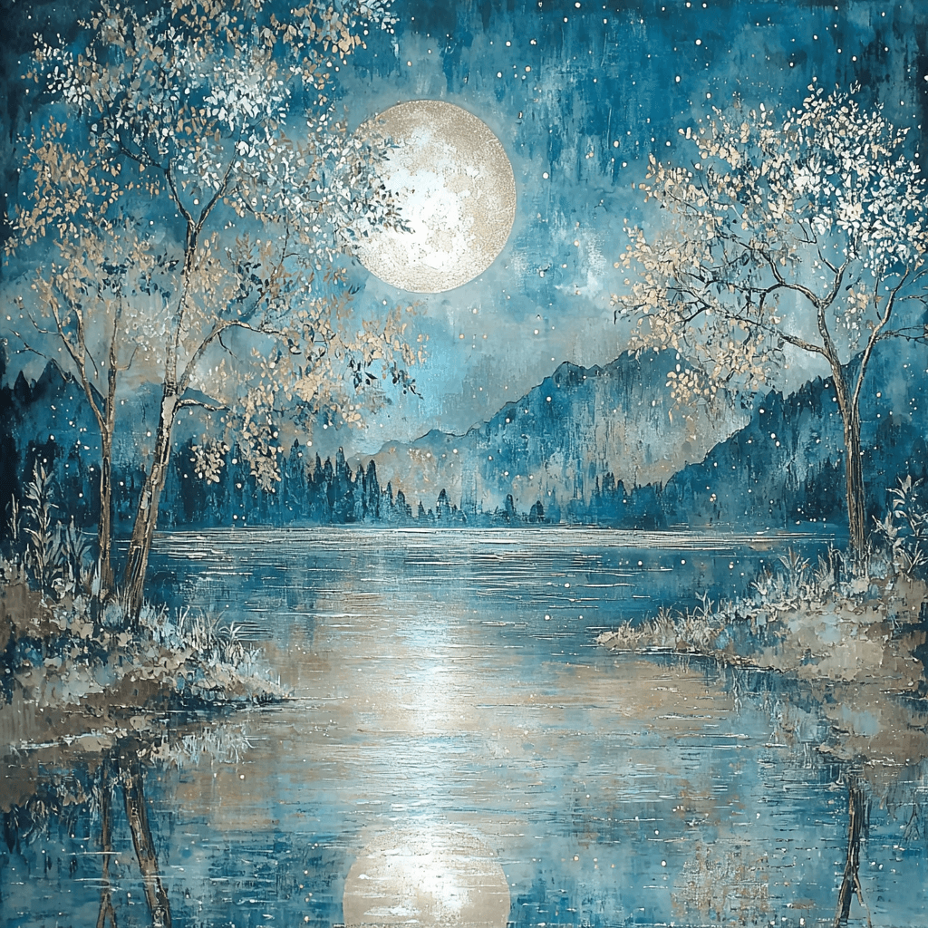 Vincent Van Gogh Inspired Dreamscape Night Number Painting