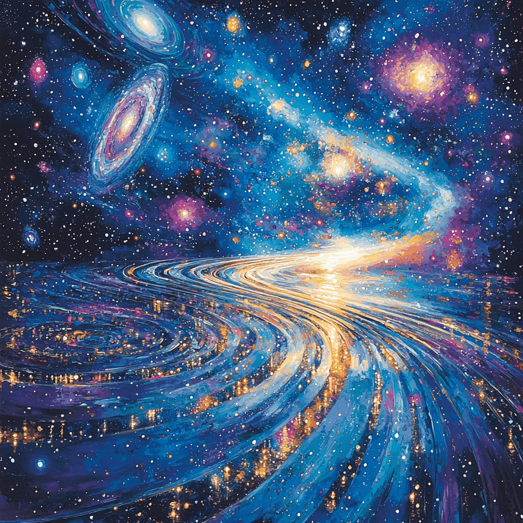 Salvador Dali Inspired Cosmic Kaleidoscope Paint By Number