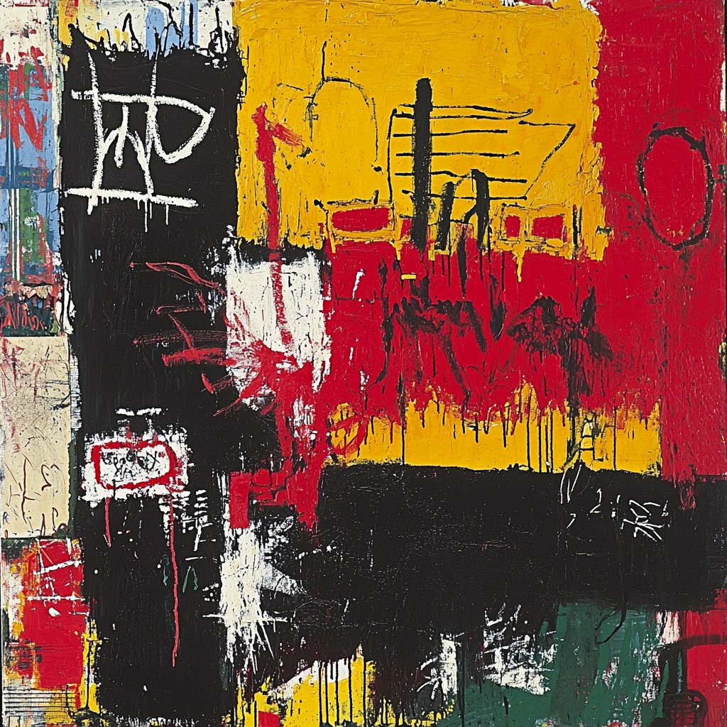 Jean-Michel Basquiat Inspired Shadows Of History Paint By Numbers Kits