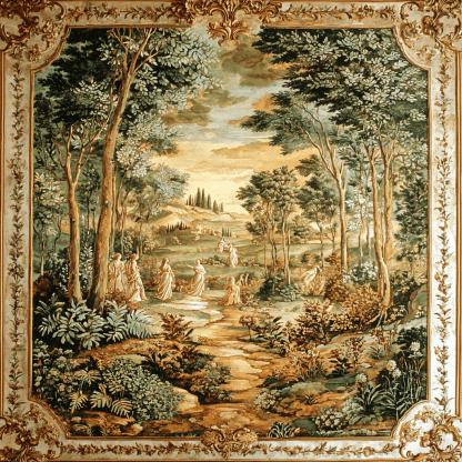Botticelli Inspired Renaissance Garden Of Eden Painting Number Kit