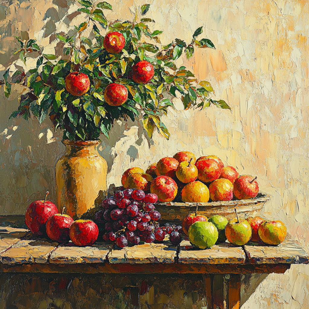 Paul Cezanne Inspired Orchard Table Painting by numbers kit