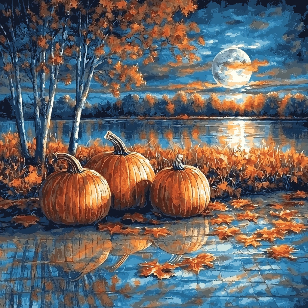 Harvest Moon Gathering Paint By Color