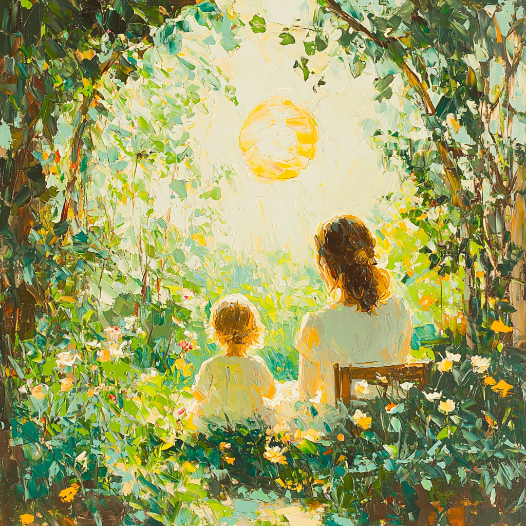 Sunlit Afternoon Bonding Numbered Painting Kits