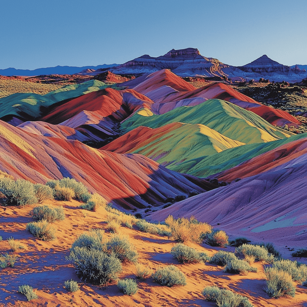 Rainbow Valley - Chile Painting By Numbers Kit