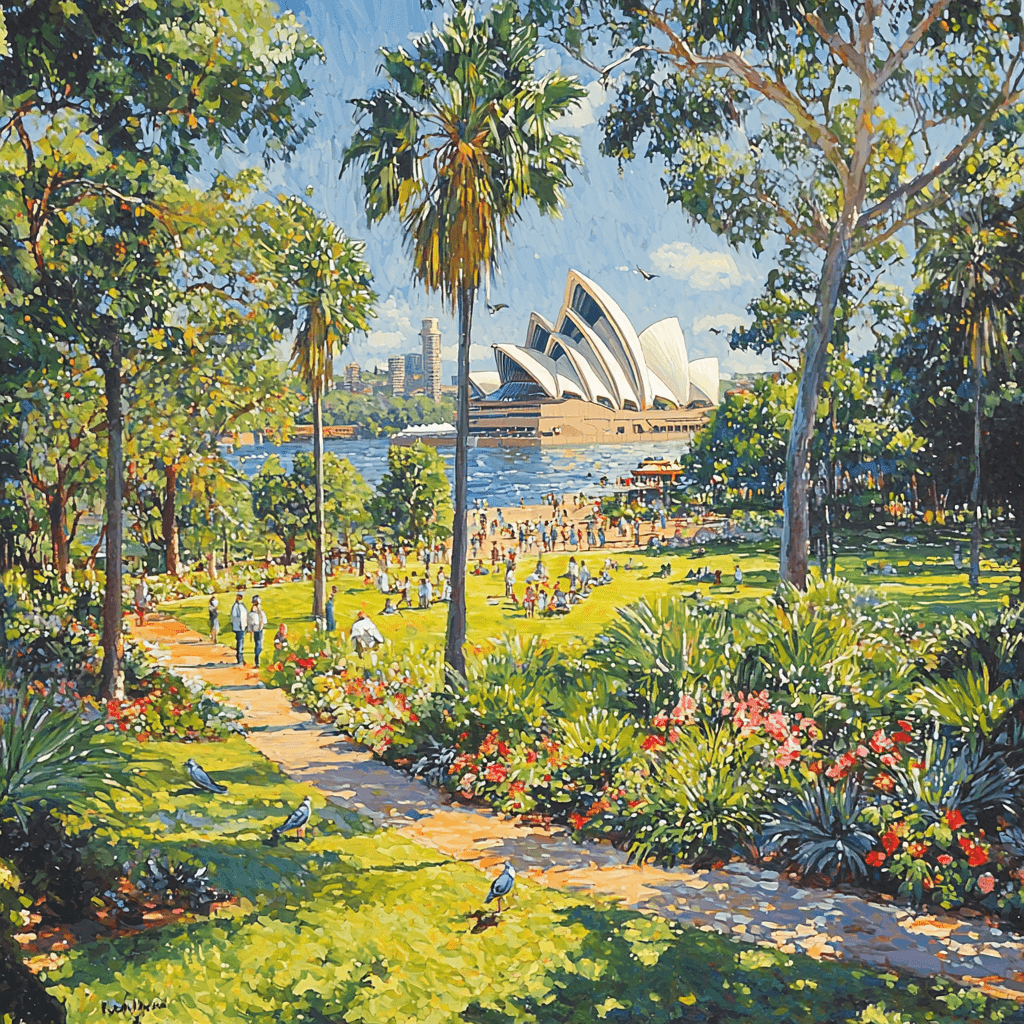 Royal Botanic Gardens Paint By Number