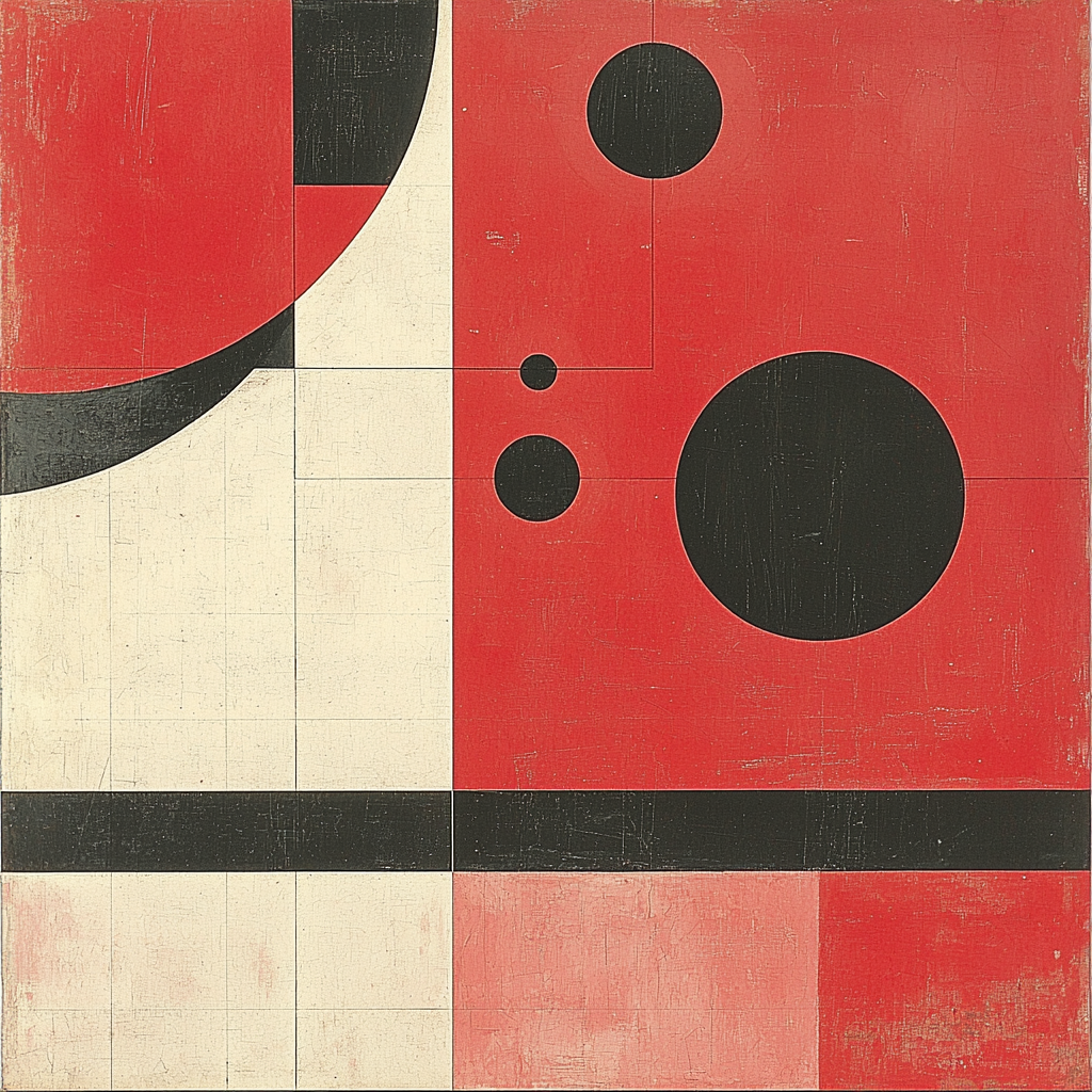 Kazimir Malevich Inspired Cosmic Balance Symphony Numbered Painting Kits