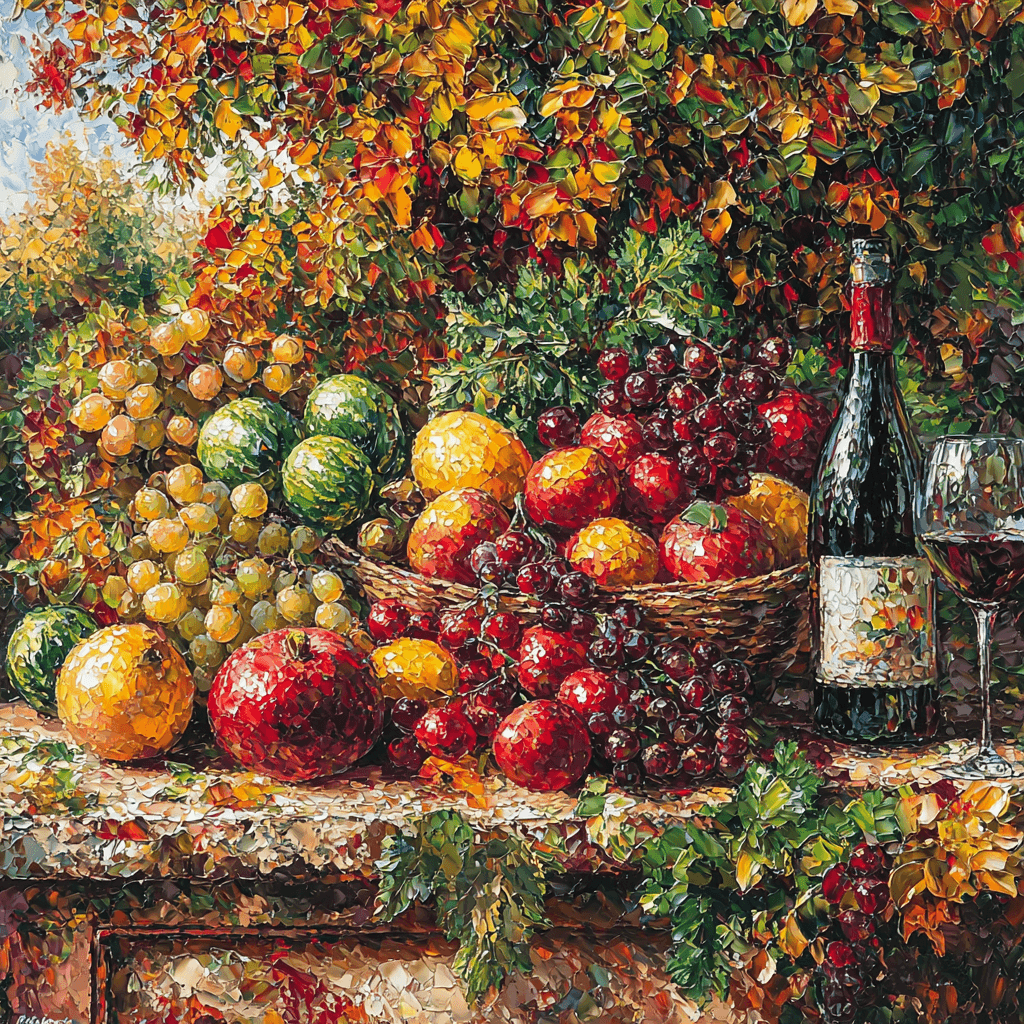 Cézanne Inspired Glorious Harvest DIY Paint By Numbers