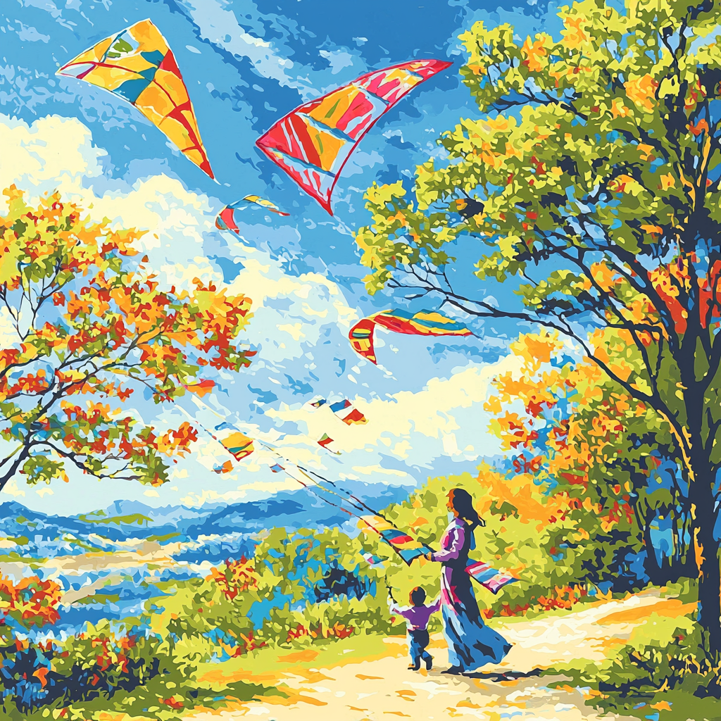 Kite Tales Paint By Number