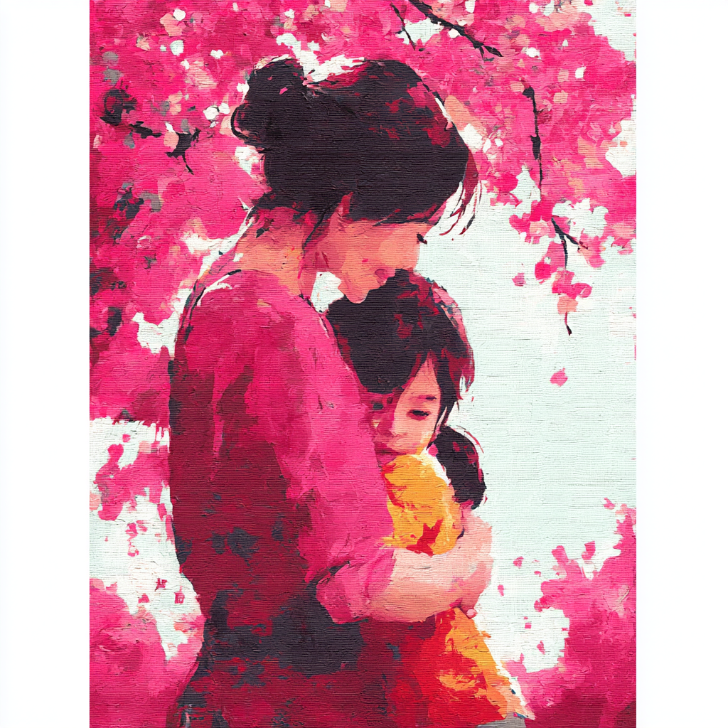 The Power Of A Mother's Love Paint By Color