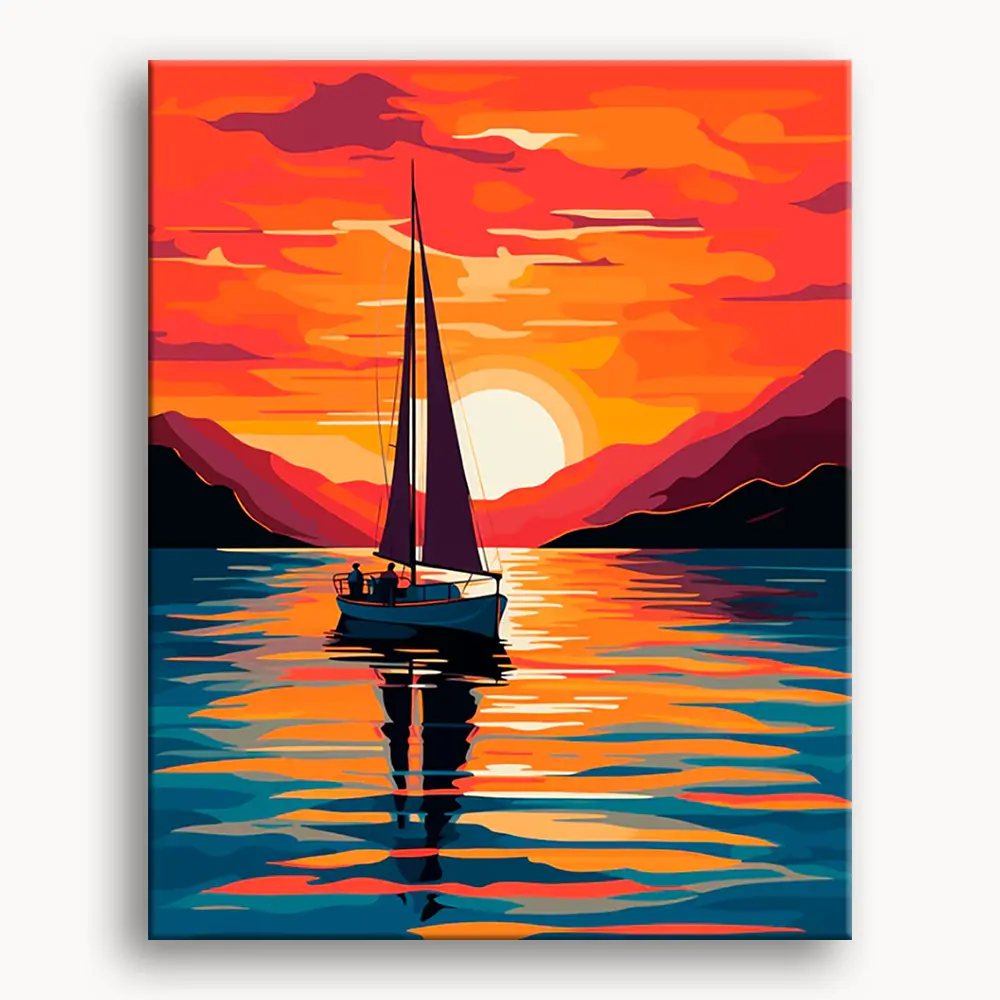 Happy Painting Exclusive DIY Paint by Number Kit Stress Relief Relaxation Toys Beginner Painting Kits Handicrafts with Lions Flowers & Birds Designs