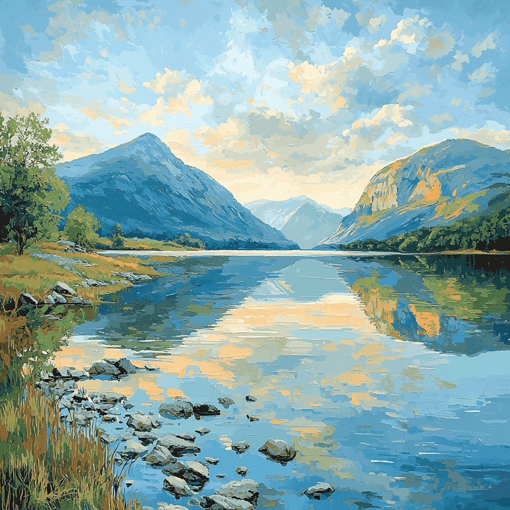 Caspar David Friedrich Inspired Reflections Of Solitude Paint By Number