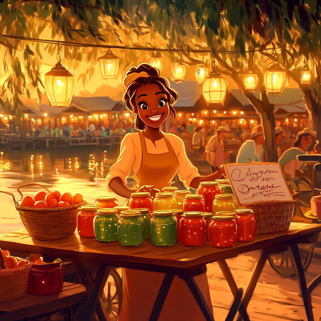 Tiana Market Day Paint by numbers kits