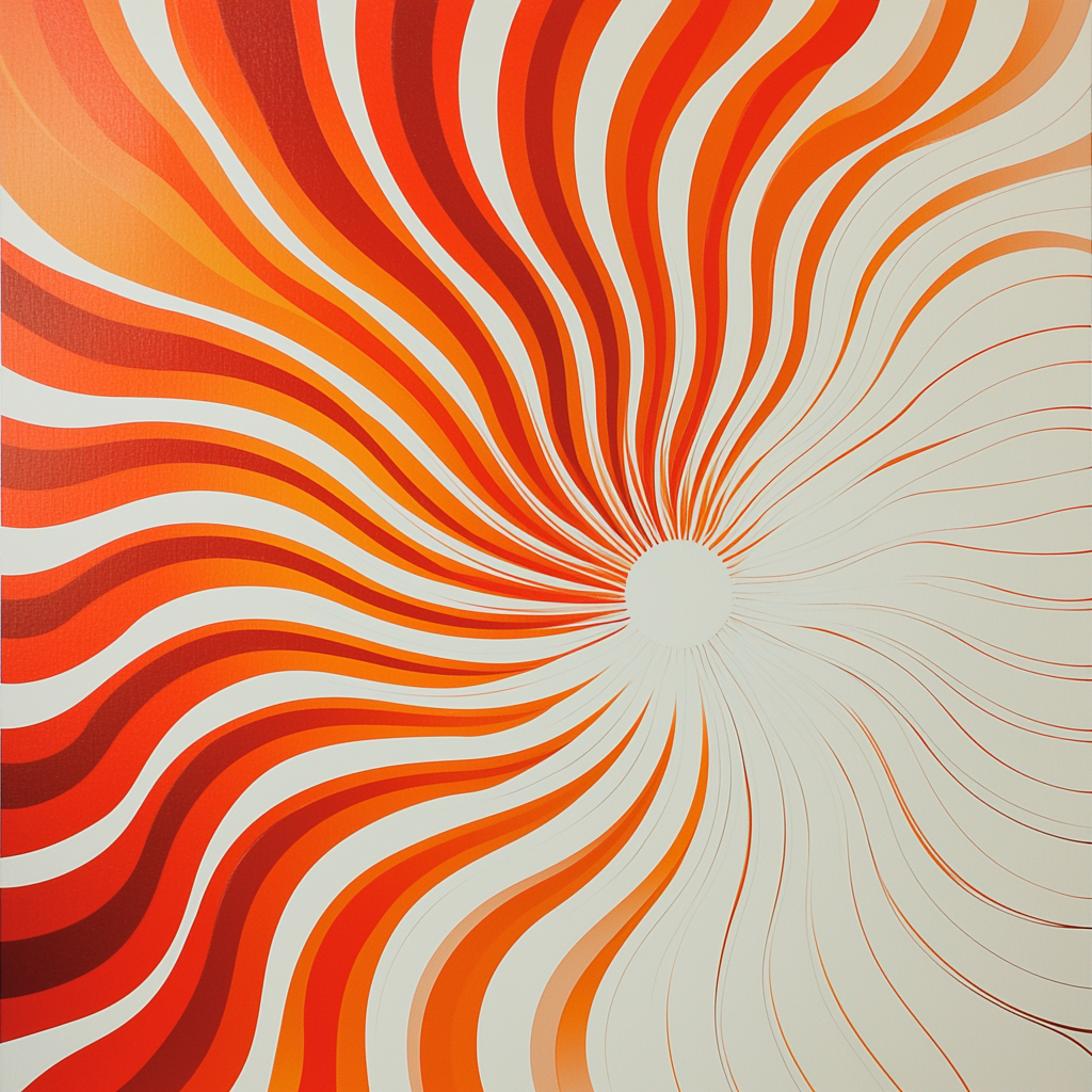 Yayoi Kusama Inspired Spirals Of The Mind DIY Paint By Numbers