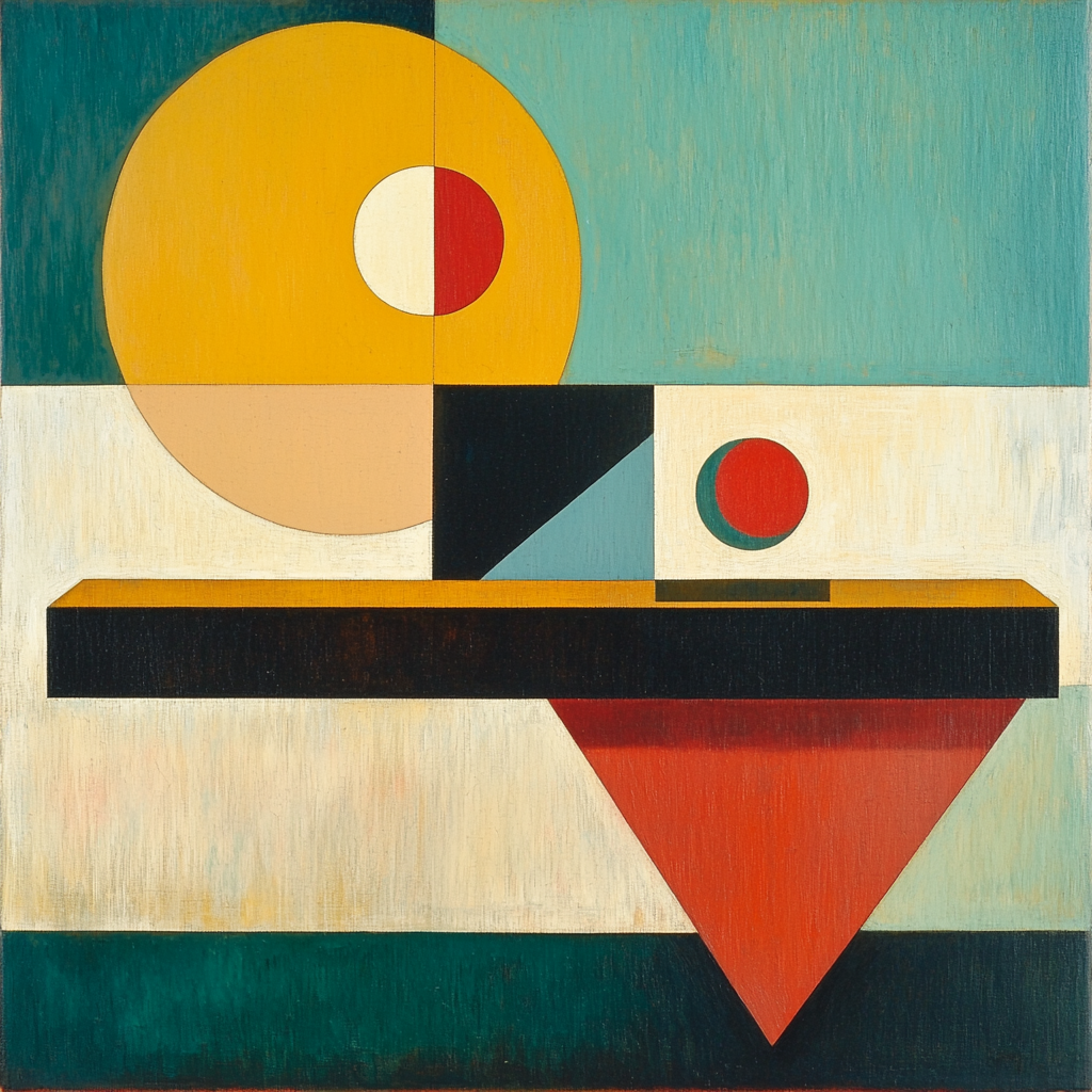 Kazimir Malevich Inspired Aesthetic Balance Numbered Painting Kits