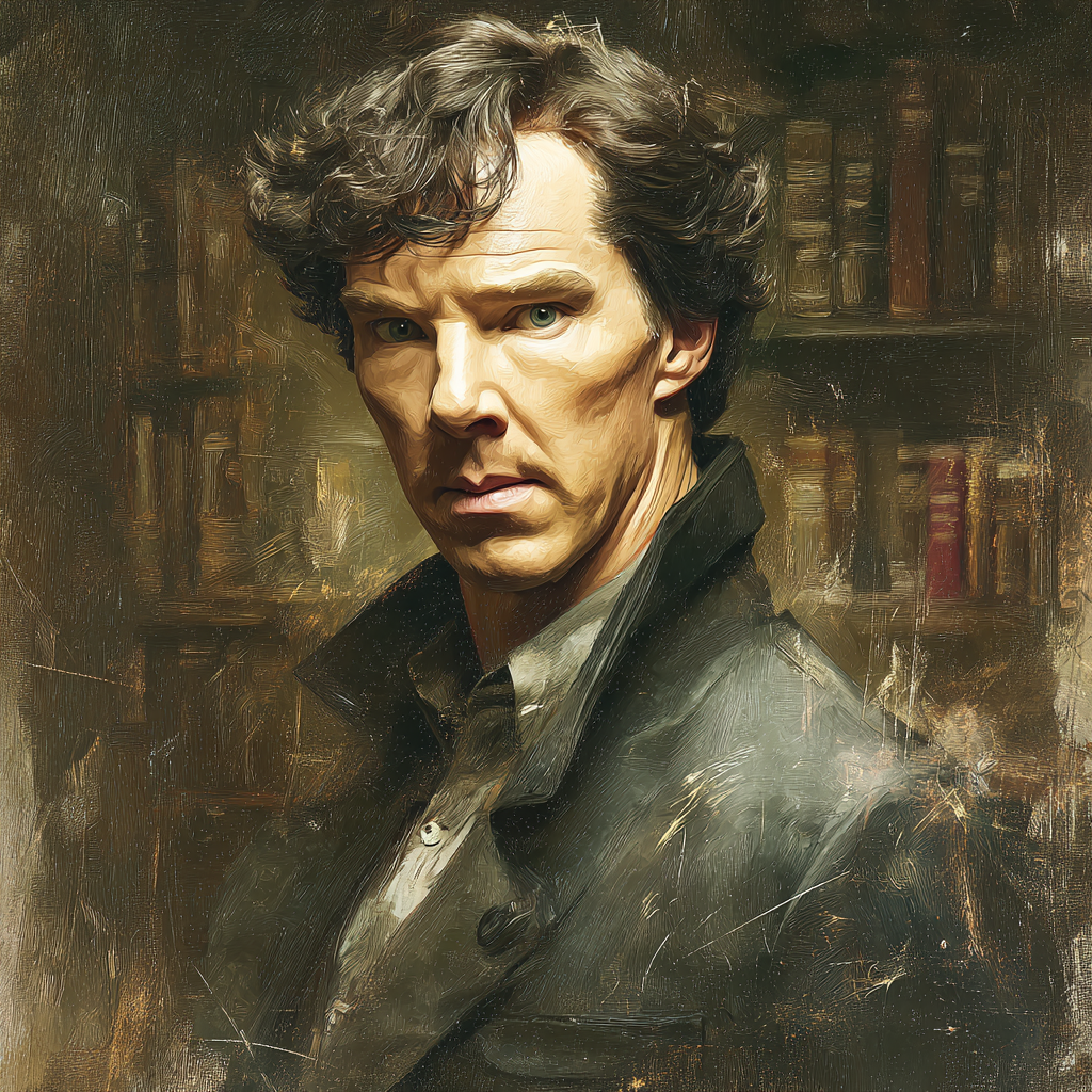 Benedict Cumberbatch Mindscapes And Mysteries paint by numbers