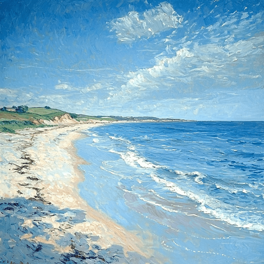 Berthe Morisot Inspired Seaside Solitude Paint By Numbers Art