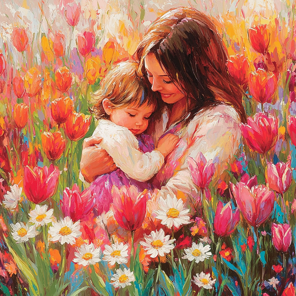 Blooming With Love Painting By Numbers Kit