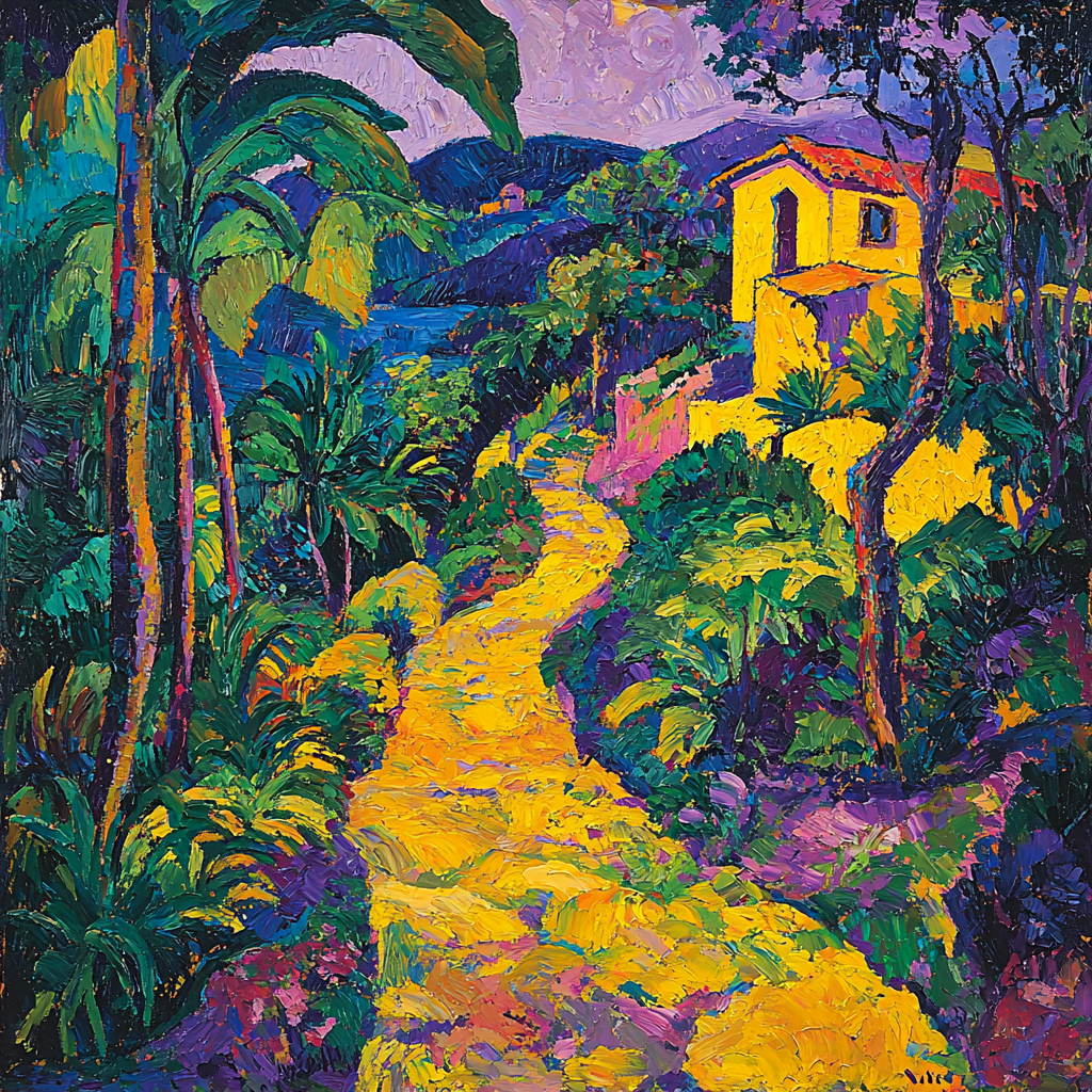 Gauguin Inspired Bohemian Paradise DIY Paint By Numbers