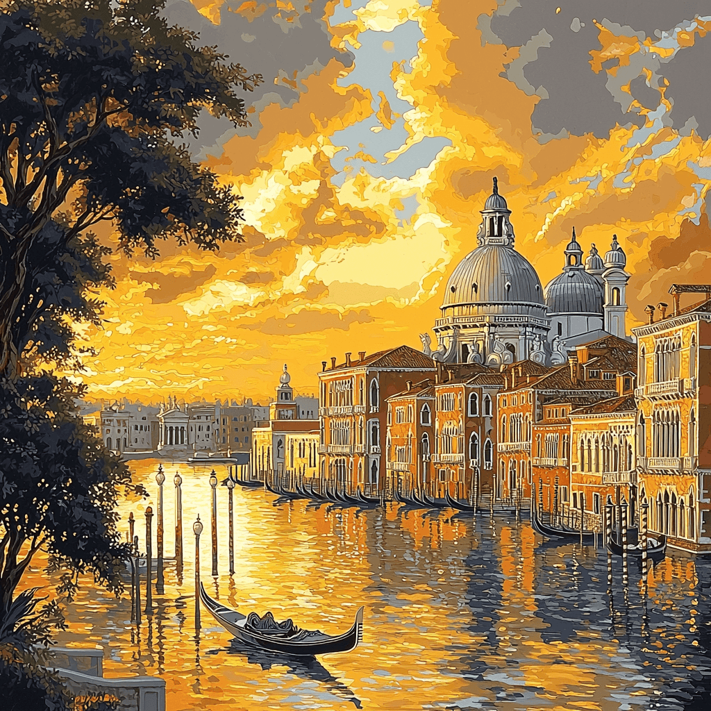 Canaletto Inspired Whispers Of The Past Painting Number Kit