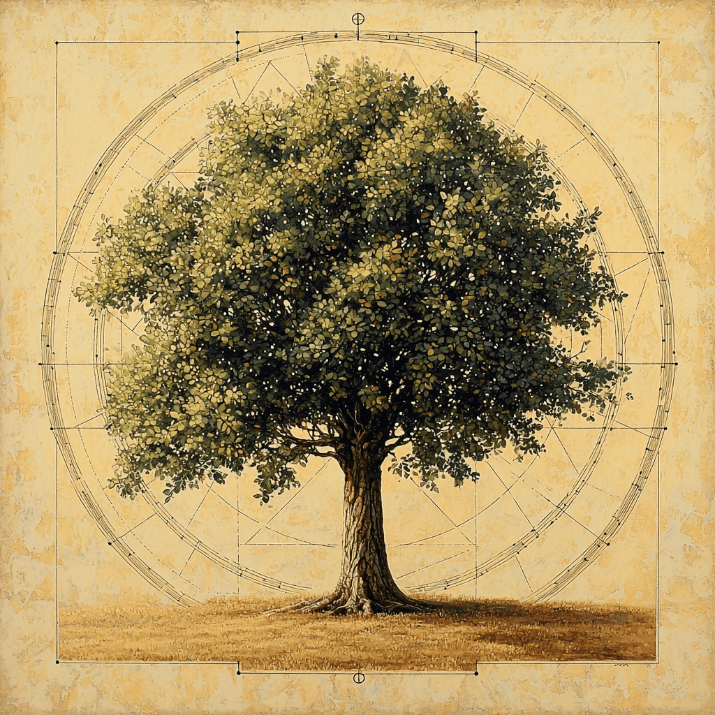Leonardo Da Vinci Inspired Eternal Arboreal Elegance Paint By Numbers Kits
