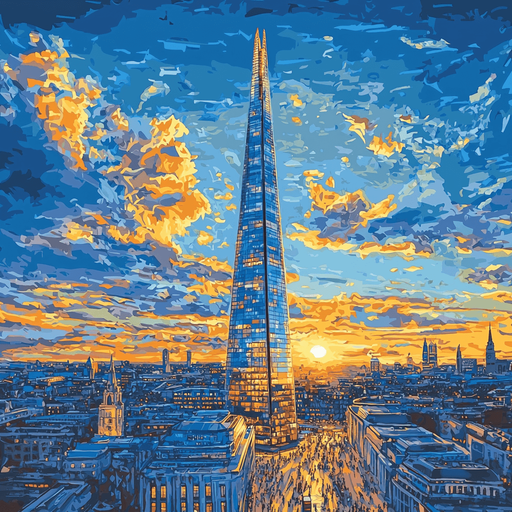 The Shard DIY Paint By Numbers