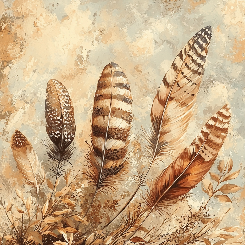 Leonardo Da Vinci Inspired Fleeting Feathers Paint By Number