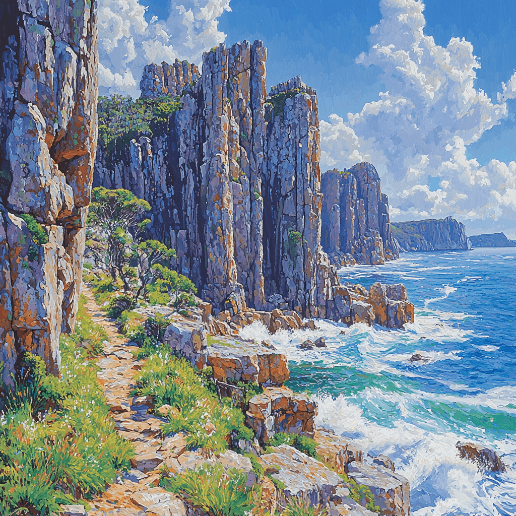 Tasman Peninsula - Tasmania Painting Number Kit