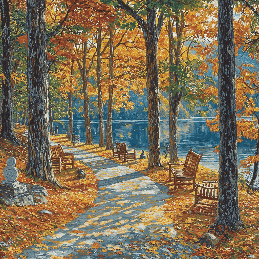 Namiseom Island - South Korea Paint By Number