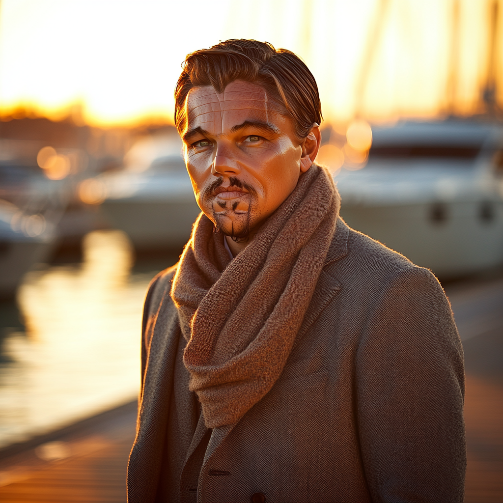Leonardo DiCaprio: Driftlines Of A Reluctant Ocean Voyager DIY paint by numbers