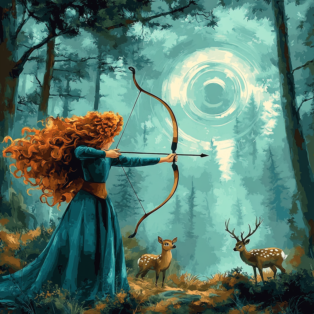 Merida Forest Archery painting number kit