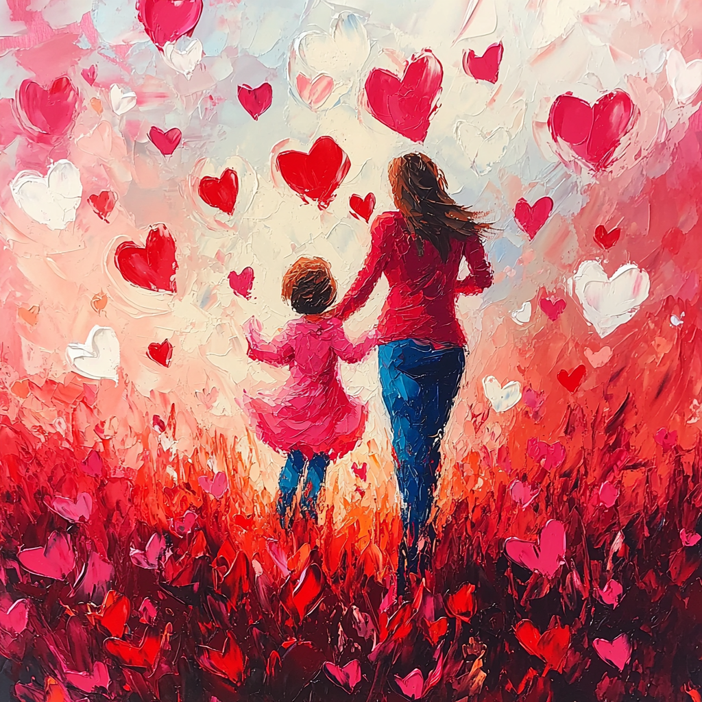 Mom's Heartbeat DIY Paint By Numbers