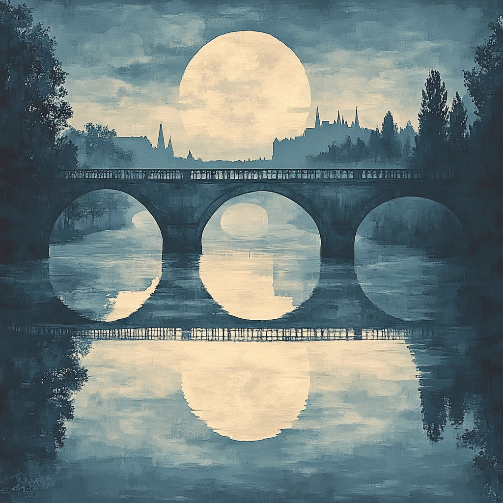 Whistler Inspired Nocturne Over River Paint by numbers kits