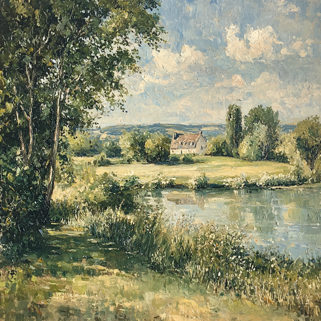 Paul Cézanne Inspired Tranquil Harmony Numbered Painting Kits