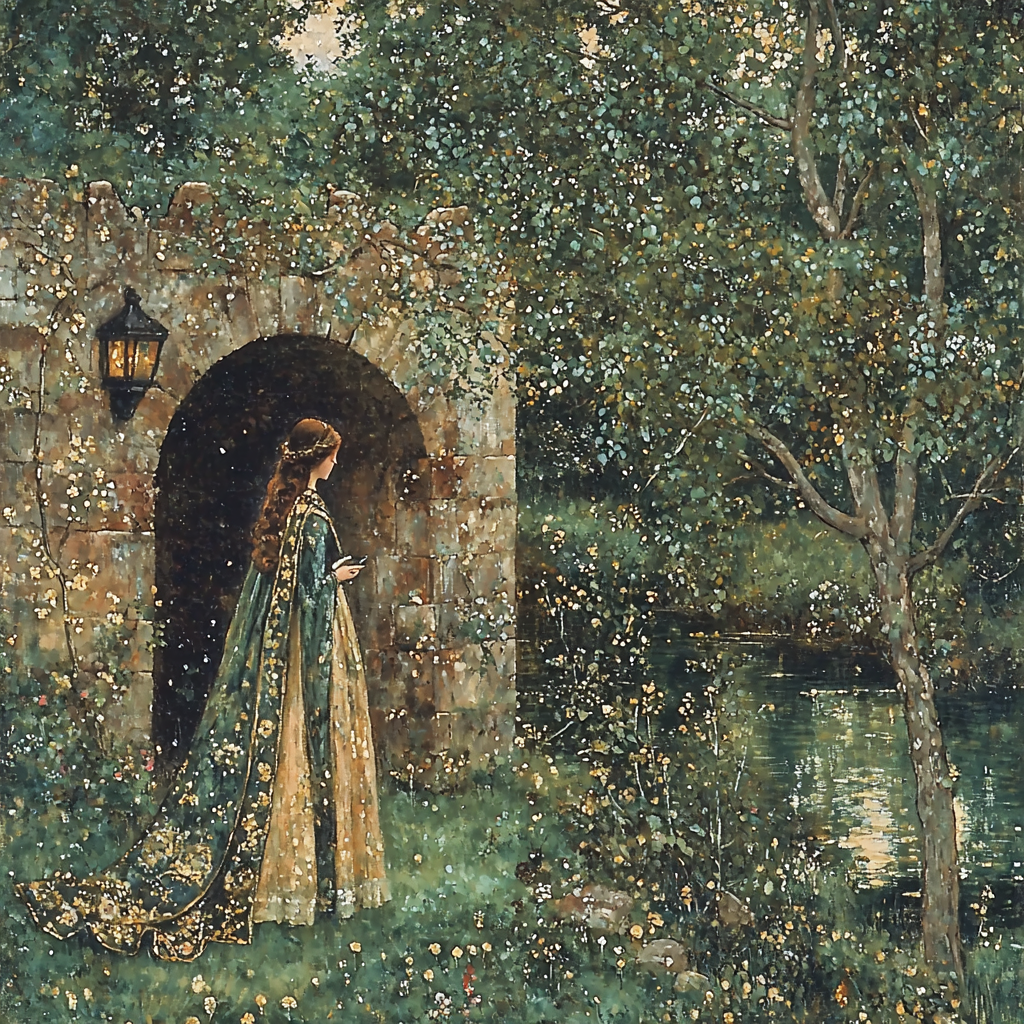 John William Waterhouse Inspired Ethereal Enchantment Paint By Numbers Art