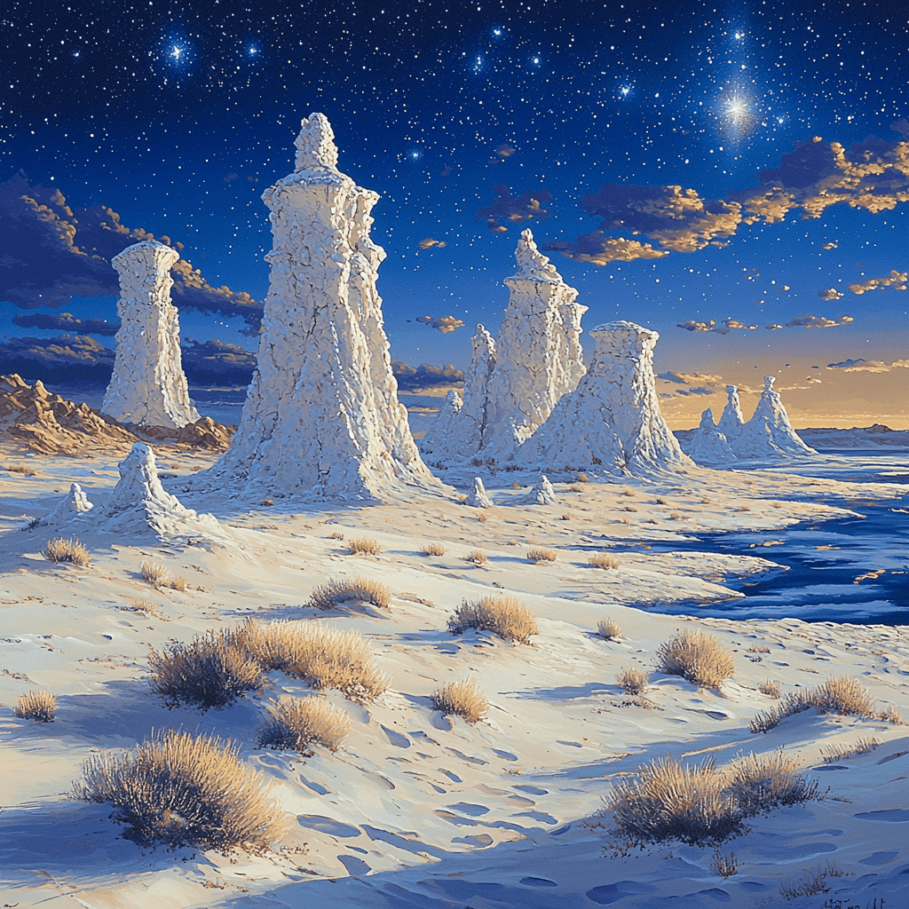 White Desert - Egypt Painting By Numbers Kit