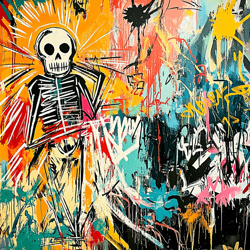 Jean-Michel Basquiat Inspired Basquiat's Urban Jungle Paint By Numbers Kits