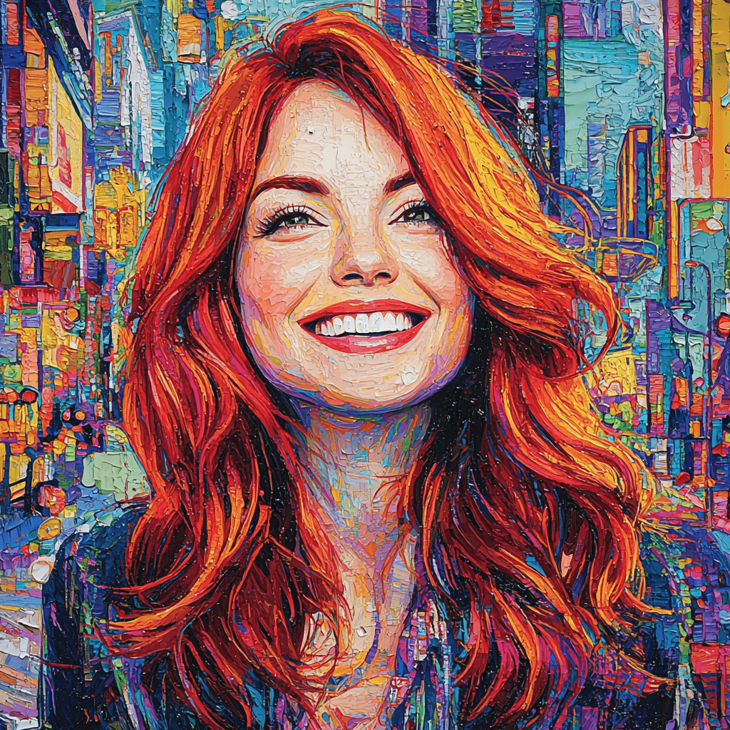 Emma Stone: The Dance Of La La Land Stardom Painting By Numbers Kit