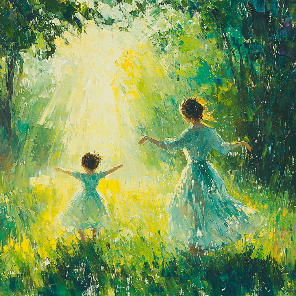 Morning Meadow Dance DIY Paint By Numbers