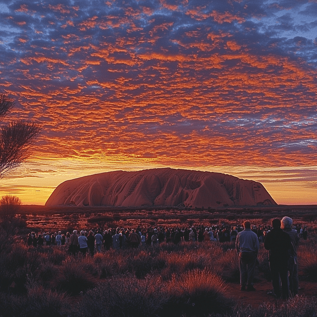 Uluru - Australia Number Painting