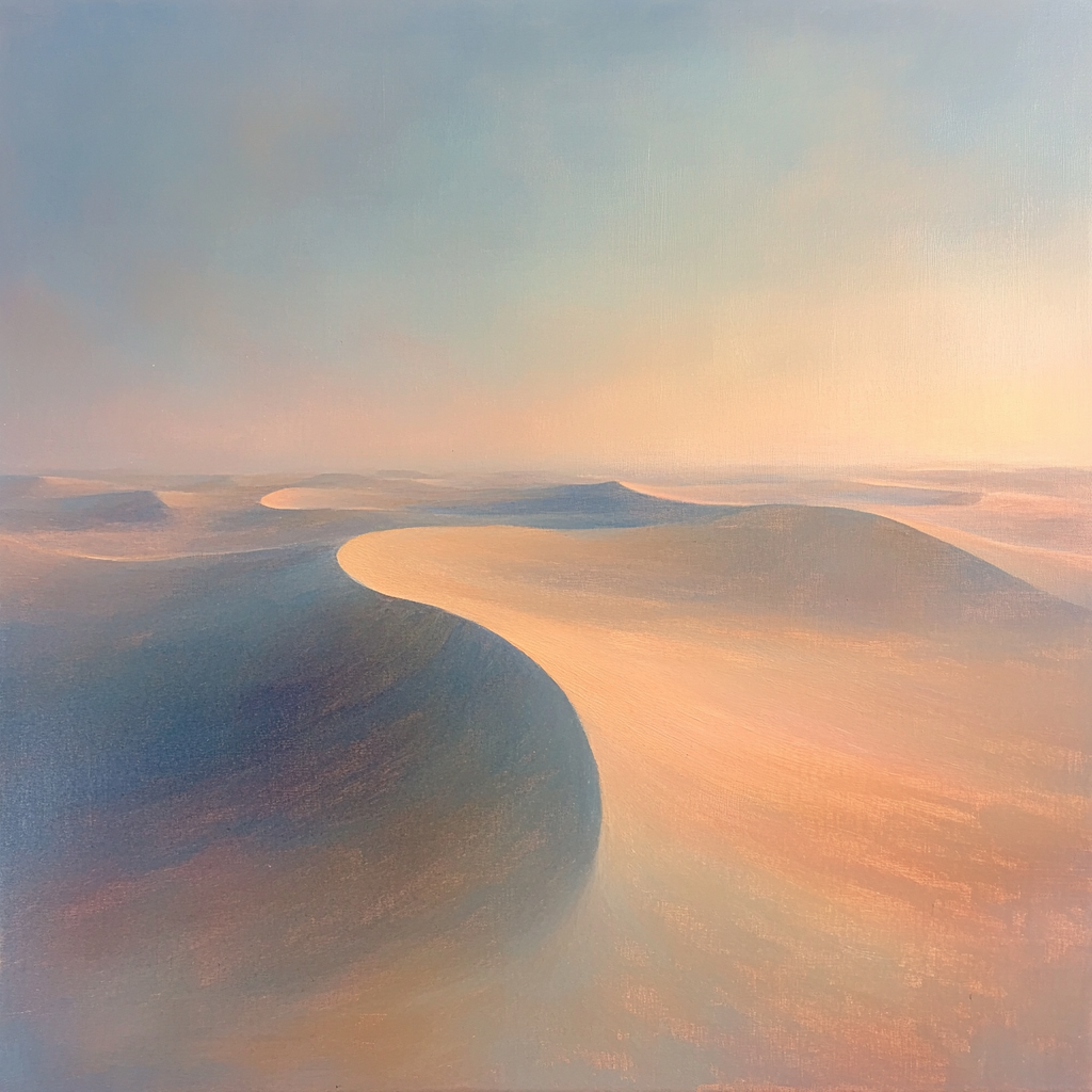 Edgar Degas Inspired Whispering Dunes DIY paint by numbers