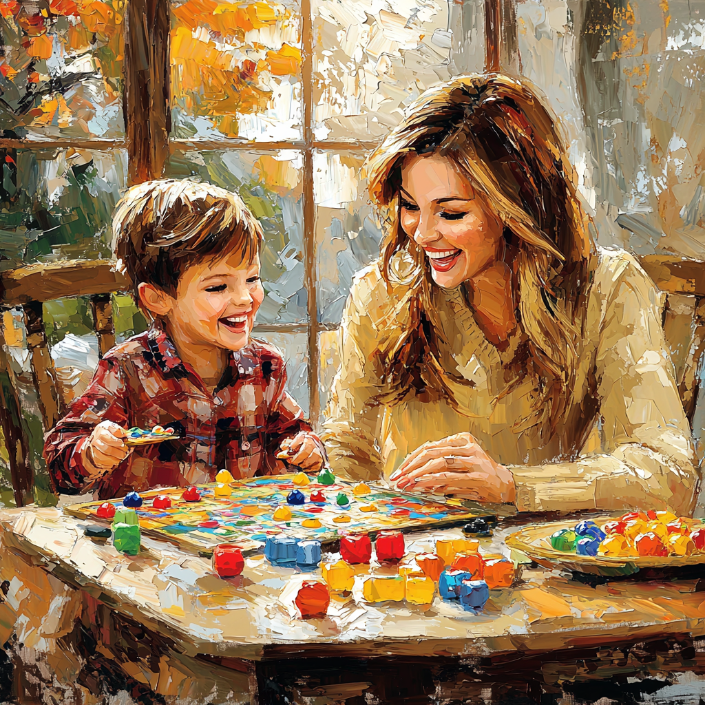 Cherished Family Time Painting Number Kit