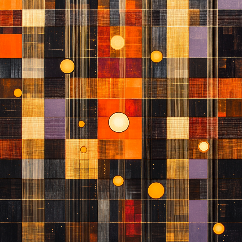 Paul Klee Inspired Solar Loom Paint by numbers art