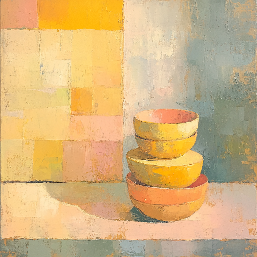 Paul Cézanne Inspired Citrus Still Rhythm Paint by numbers kits