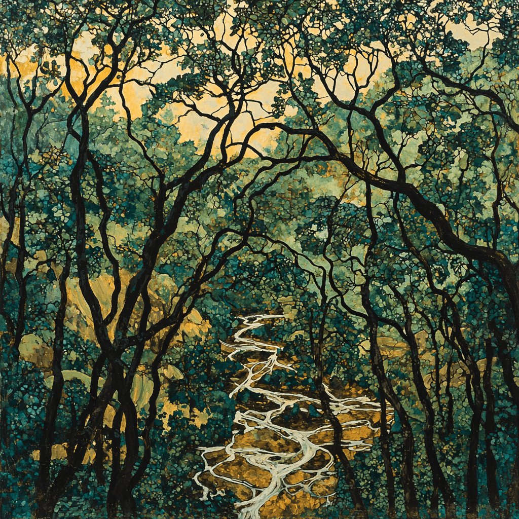 Nandalal Bose Inspired Whispers Of The Enchanted Forest Paint By Color
