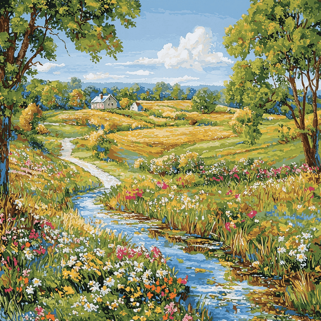 John Constable Inspired Majestic Seasons Paint By Numbers Art